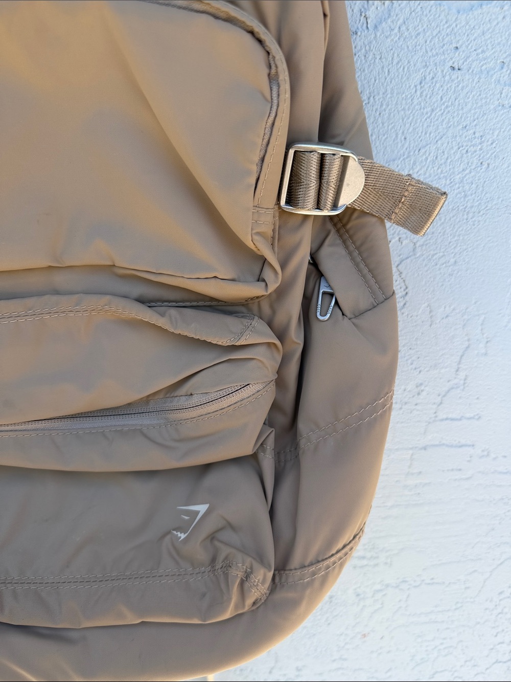 Gymshark Tan Everyday Backpack with Multiple Pockets - Picture 2 of 10